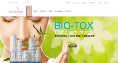 Desktop Screenshot of biodermiscosmeticos.com.br