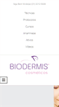 Mobile Screenshot of biodermiscosmeticos.com.br
